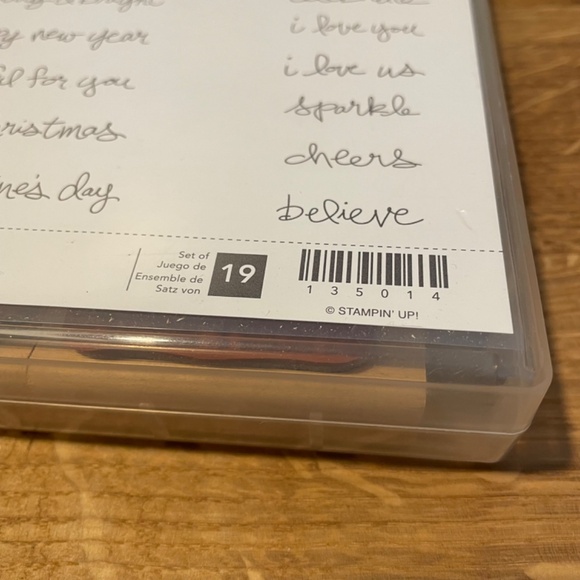 Stampin’ Up! Good Greetings Set of 19 Stamps 135014 – Like New - Picture 9 of 10
